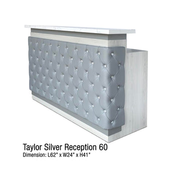 Taylor Silver Reception Leather 48" / 60"